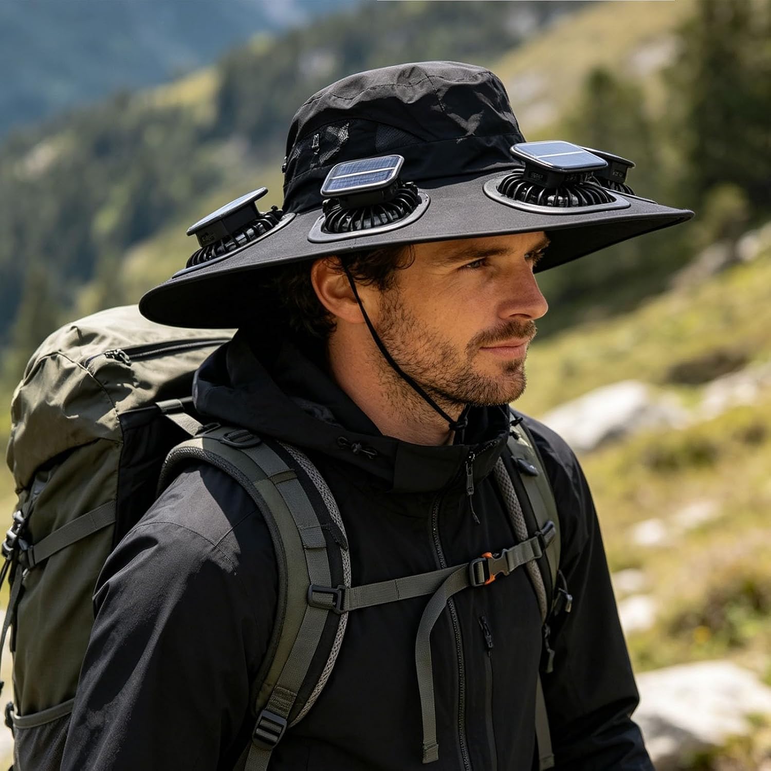 Fishing Hat - Летняя кепка-козырек с 6 вентиляторами 2026