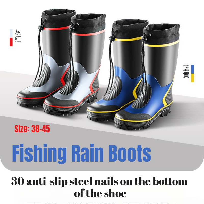Fishing Boots - Резиновые сапоги для рыбалки, водонепроницаемые, высокие,