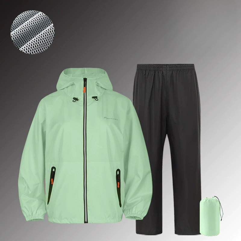 Fishing Rain Suit - Водонепроницаемый дождевой костюм-комплект: полноразмерный светоотражающий дождевик