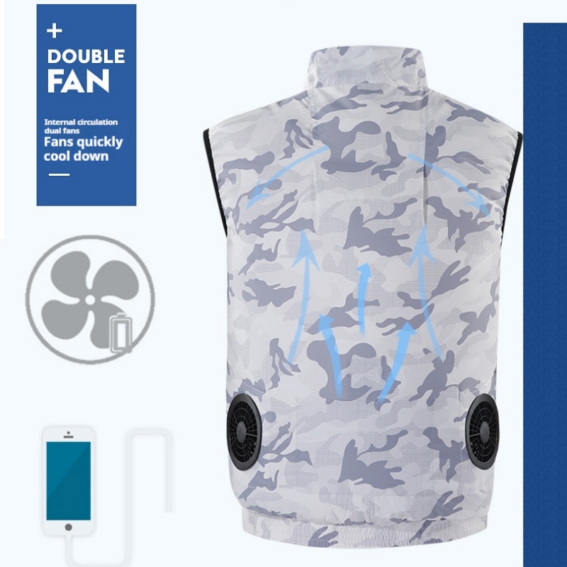 Fishing Vest - Интеллектуальный костюм с вентилятором, жилет для