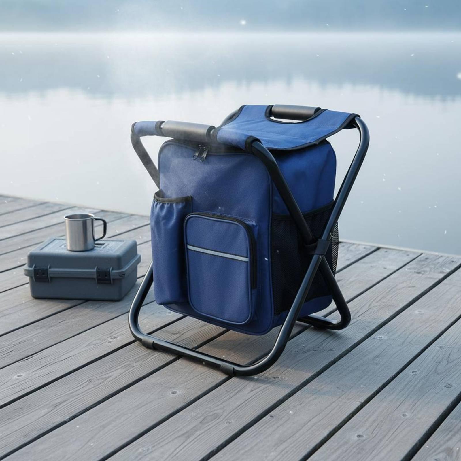 Рюкзак-холодильник со складным – обзор и цена Fishing Backpack