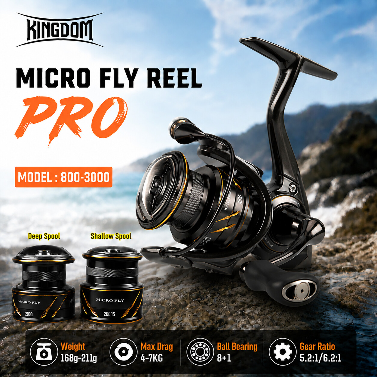 Рыболовная спиннинговая катушк – обзор и цена Abu Garcia Reel Revo